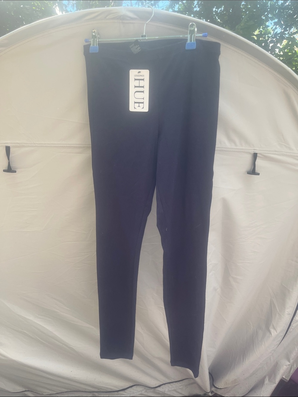 HUE Blue Full-Length Leggings